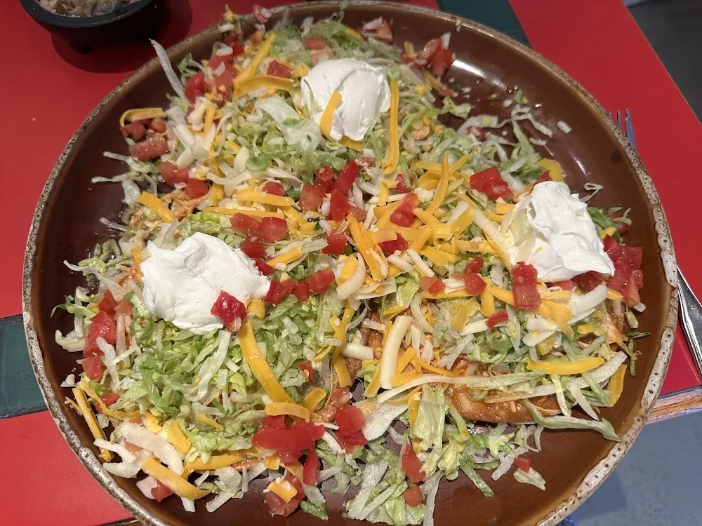 Chicken Tostada